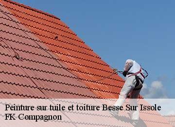 Peinture sur tuile et toiture besse-sur-issole-83890 FK Compagnon