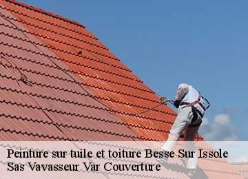 Peinture sur tuile et toiture besse-sur-issole-83890 Sas Vavasseur Var Couverture