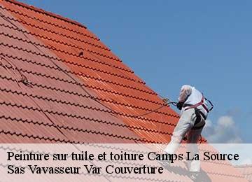 Peinture sur tuile camps-la-source-83170 Janmer Couverture