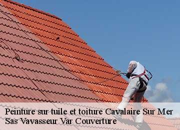 Peinture sur tuile et toiture cavalaire-sur-mer-83240 Sas Vavasseur Var Couverture