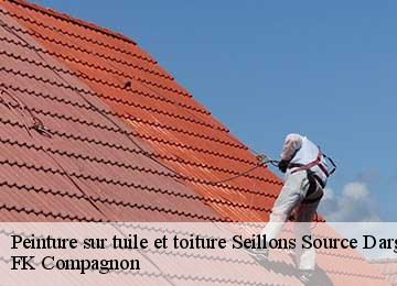 Peinture sur tuile et toiture seillons-source-dargens-83470 FK Compagnon