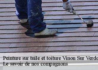 Peinture sur tuile et toiture  vinon-sur-verdon-83560 Le savoir de nos compagnons 