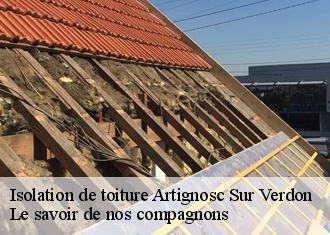 Isolation de toiture  artignosc-sur-verdon-83630 Le savoir de nos compagnons 