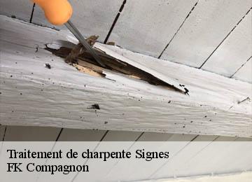 Traitement de charpente signes-83870 FK Compagnon